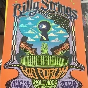 Colorful Concert Poster - Orange and Blue